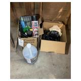GROUP OF CAR CLEANING ITEMS INCLUDING WHEEL SHINE,