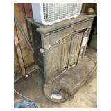 Vintage woodstove 38" x 25" x 39"