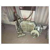 MISCELLANEOUS GROUP INCLUDING BOX FAN, KIRBY VACUU