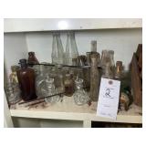 Group of vintage medicine bottles