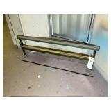 VINTAGE METAL PAPER DISPENSER, 40 INCHES LONG