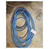 PAIR OF BLUE AIR HOSES