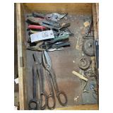 LARGE GROUP OF SNIPS AND SHEARS