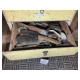 DRAWER WITH MISC. WIRE BRUSHES, ETC.