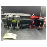 BUDDY L 10 WHEEL GRAIN TRUCK CUSTOM RED AND BLACK,