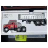 MACK B61 TRUCK TRAC RED, DUMP TRAILER SILVER, 2000