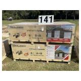 New Unused SDLanch 2026 TRIPLE GARAGE METAL SHED,
