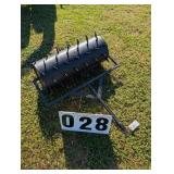Rolling Drum Spike aerator 36" width