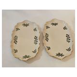VINTAGE LENOX HOLIDAY SERVING PLATES