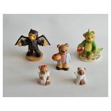 VINTAGE HALLOWEEN CHERISHED TEDDIES & ODDS FIGURES