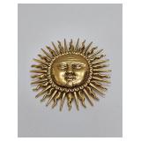 VINTAGE MMA SIGNED BROOCH SUN DESIGN MCM