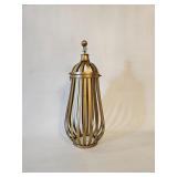 VINTAGE METAL DECORATIVE CANDLE HOLDER CAGE