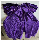 VINTAGE HALLOWEEN PUPLE COSTUME