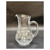 VINTAGE CLEAR GLASS PITCHER