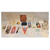 VINTAGE PAPER ITEMS 1920S - 60S AUTOGRAPH BOOK ETC