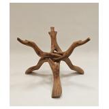 HAND CARVED WOODEN BIRD 3 LEGGED STAND TRIPOD