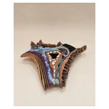 STUDIO STONEWEAR POTTERY FLOWER FROG SIGNED