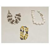 VINTAGE COSTUME JEWELRY BRACELETS