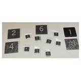 VINTAGE ELEVATOR NUMBERS LOT