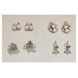 VINTAGE COSTUME JEWELRY EARRINGS