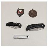 MINI POCKET KNIVES & NRA MEDAL ETC