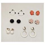 VINTAGE COSTUME JEWELRY EARRINGS