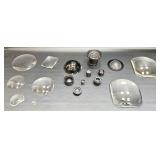 LOT OF VARIOUS GLASS LENSES
