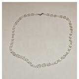 VINTAGE CRYSTAL JEWELRY BEADED NECKLACE