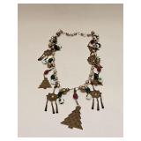 VINTAGE CHRISTMAS BELL NECKLACE