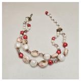 VINTAGE COSTUME JEWELRY NECKLACE SIGNED DEAUVILLE