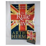First Edition Signed Book Arthur Herman + Poster