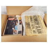JFK Newspapers & Magazines