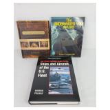Hardcover Books: Aircraft/Ships (3)