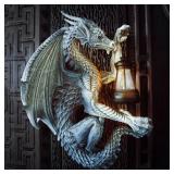 Dragon Outdoor Porch Decor Hugger with Solar...