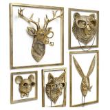 Newinhome Animal Heads Wall Decor