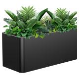 Metal Rectangular Planter Box 36' L x 15' W x...