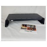 Fluidstance Black Monitor Stand Metal Shelf
