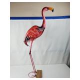Metal Flamingo Decor
