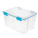 Sterilite 54 Qt Gasket Plastic Storage Box w Lid