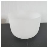 The Ohm Store Frosted Crystal Singing Bowl 10'