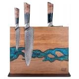 Findking Magnetic Knife Holder Blue Resin