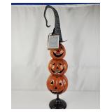 Metal Stacked Pumpkin Decor