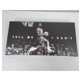 Michael Jordan 'Tell Me I Can't' Canvas Wall