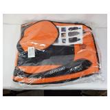 Single Front Seat Cover Orange/Black