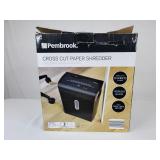 Pembrook Cross Cut Paper Shredder