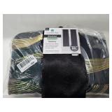 Comfort Bay Blackout Drapes Black & Gold