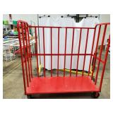Kellogg's Heavy Red Metal Cart