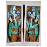 Floral Design Stained Windows