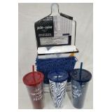 Shower Curtain set & Beverage Cups