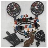 Wrought Iron Trivets & Candelabra
